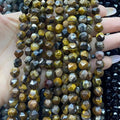 Diamond Shape Tigers Eye Beads