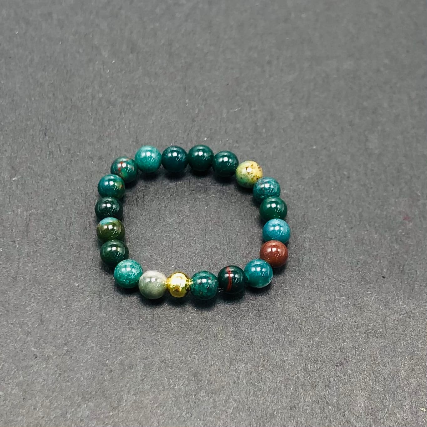 3mm Multi Round Bead Ring Elastic Rings Stackable