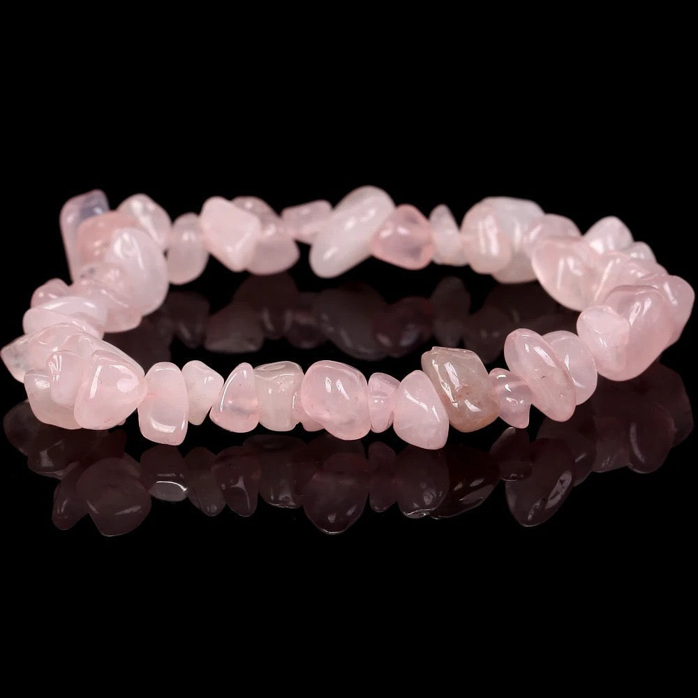 Chip Bead Stretch Bracelet 7.5inch