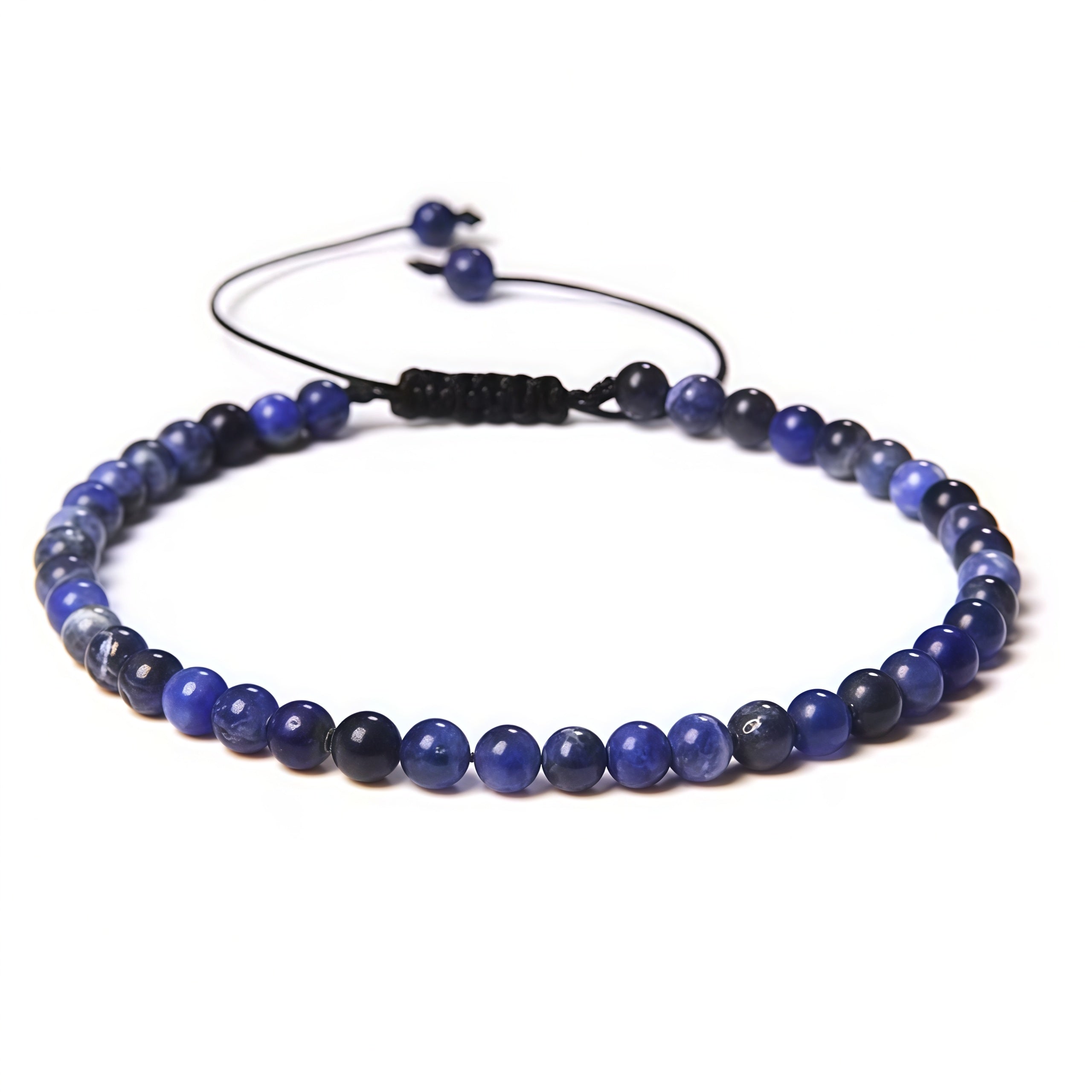 Beads Bracelet Adjustable Rope String Braided Bracelets 4mm 6mm 8mm