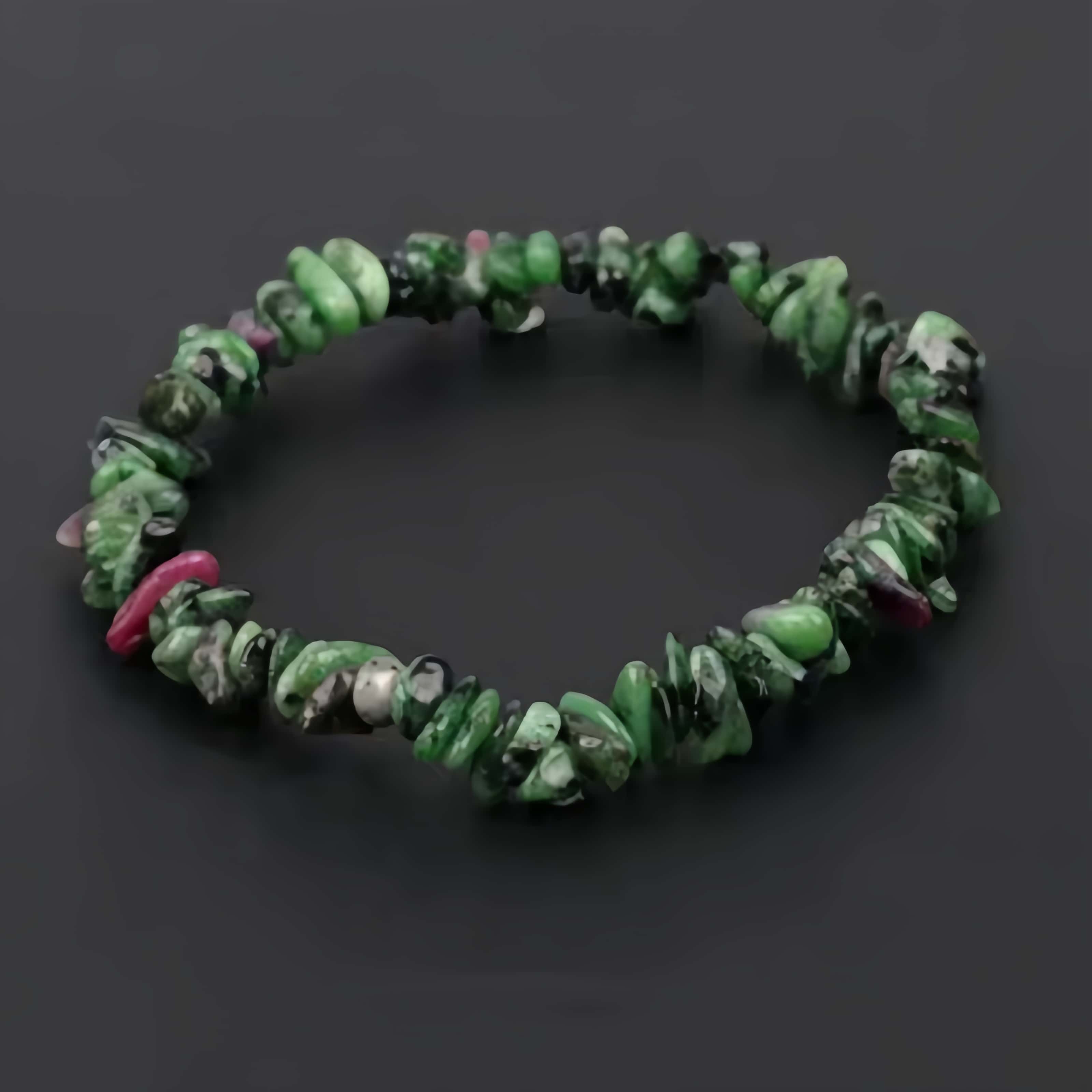 Chip Bead Stretch Bracelet 7.5inch