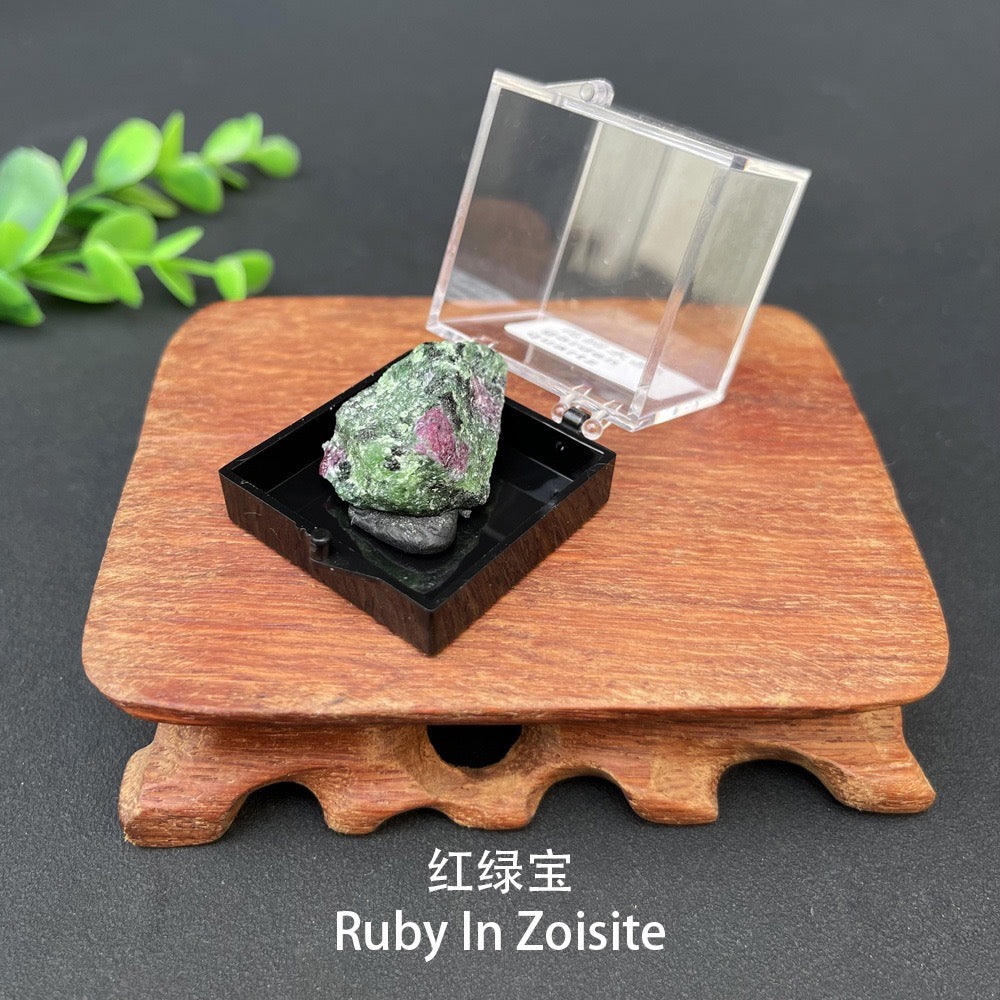 Micro Mineral Box Raw Crystal Gemstone Collection Box