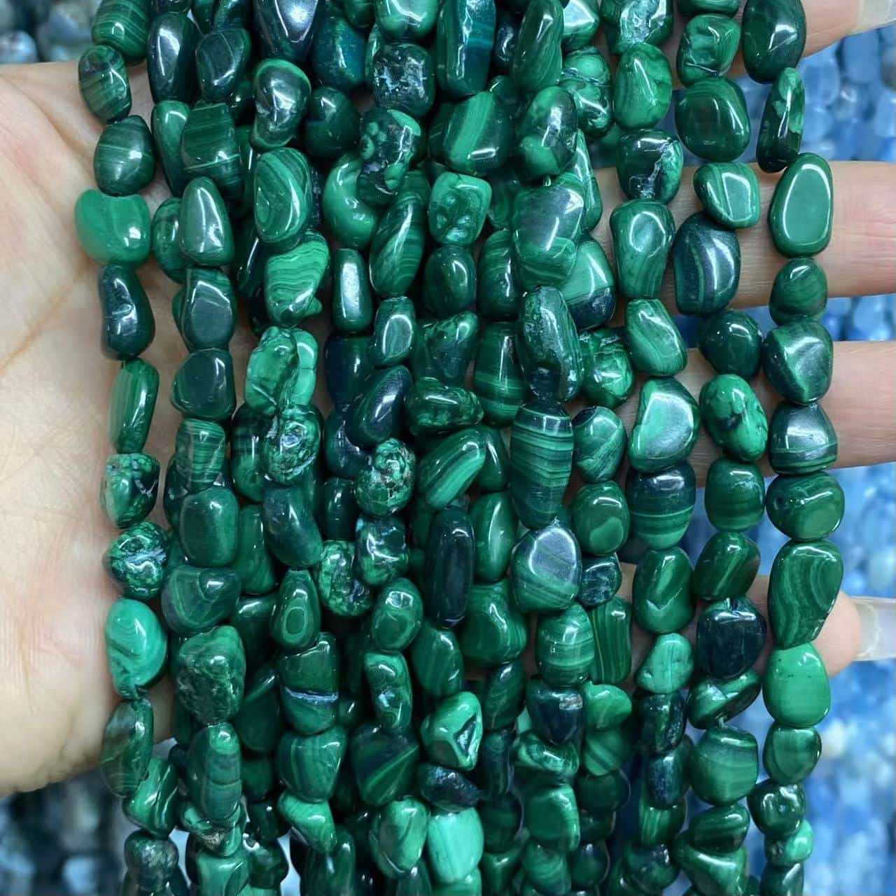 Nugget Smooth Beads 6-8mm Gemstone/Quartz/Jasper/Agate
