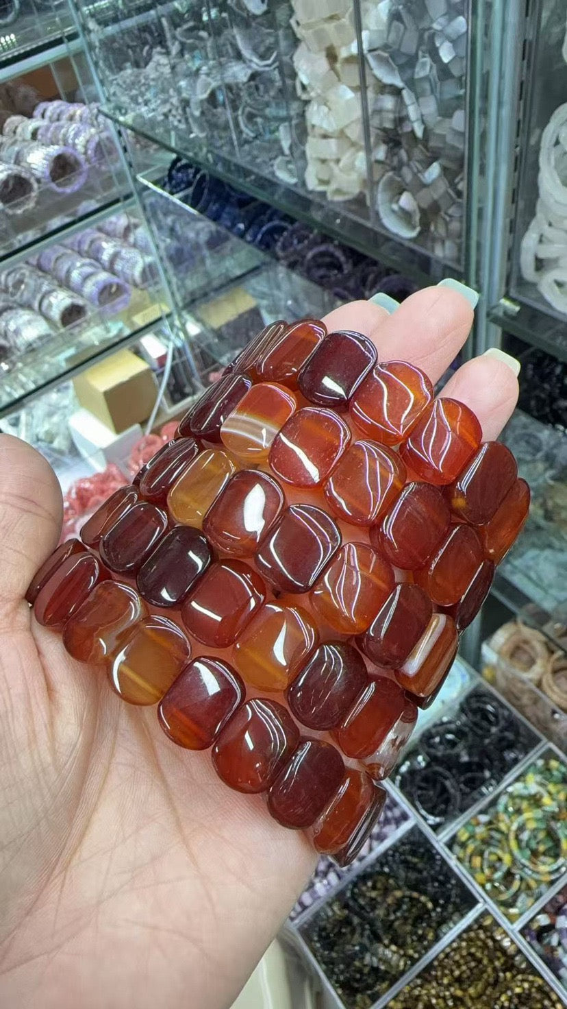 Square or Rectangle Soft Bangle Bracelet