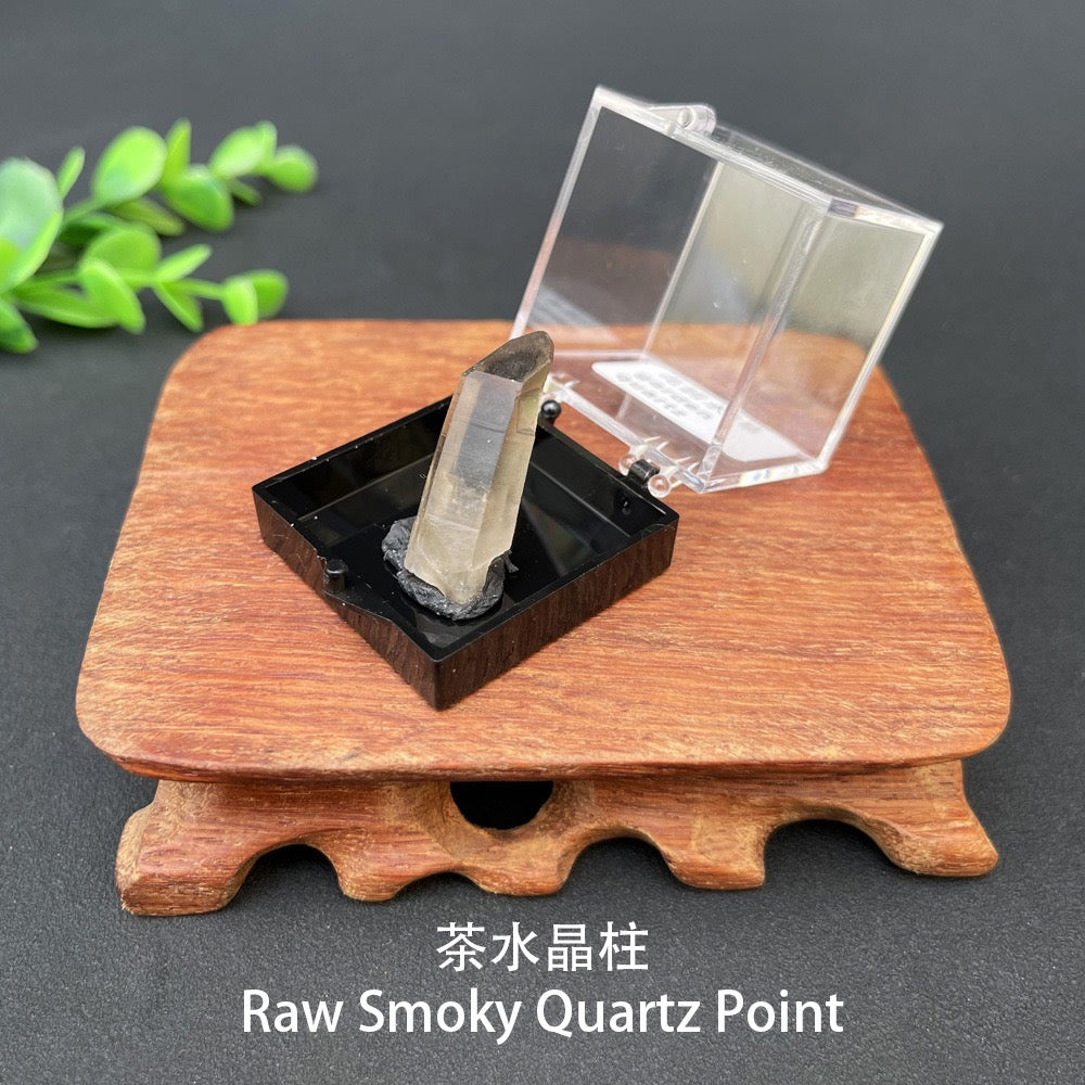 Micro Mineral Box Raw Crystal Gemstone Collection Box