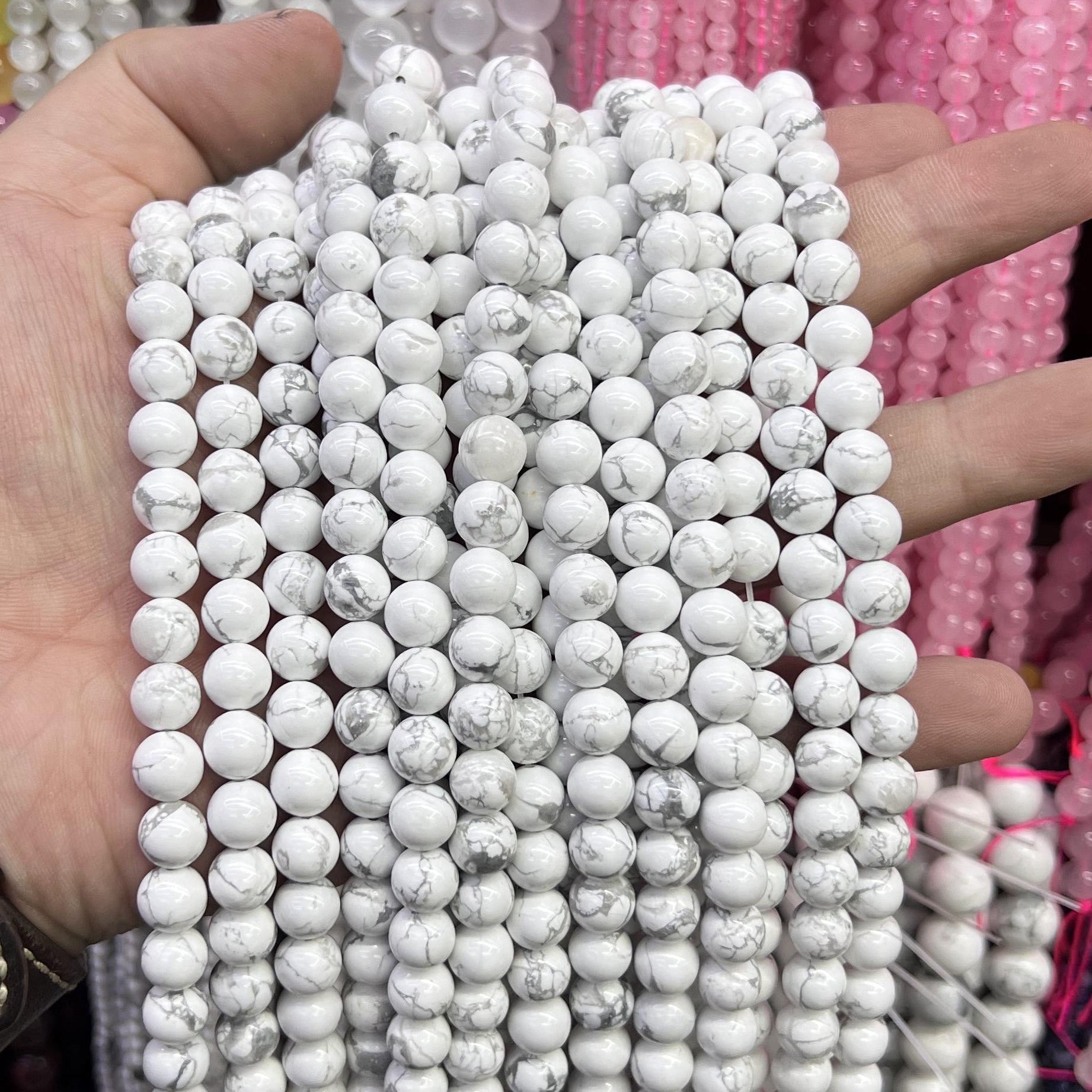 $2.5--8mm semi precious beads #1 Free Shipping