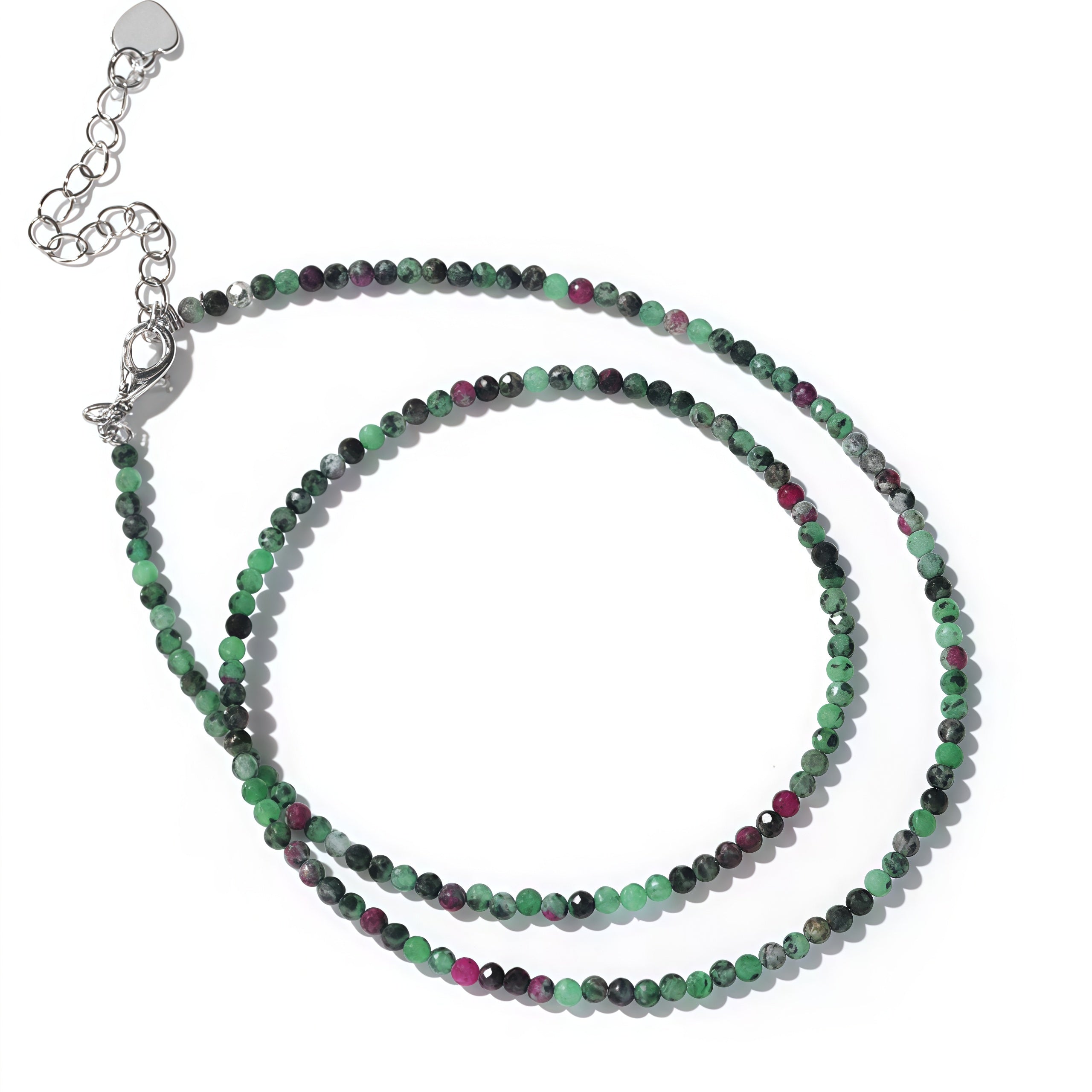 2mm Shining Beads Stone Necklace Choker Jewelry