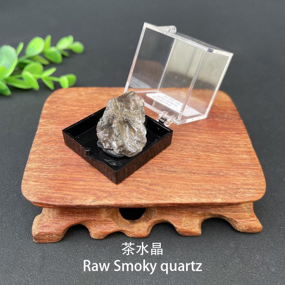 Micro Mineral Box Raw Crystal Gemstone Collection Box