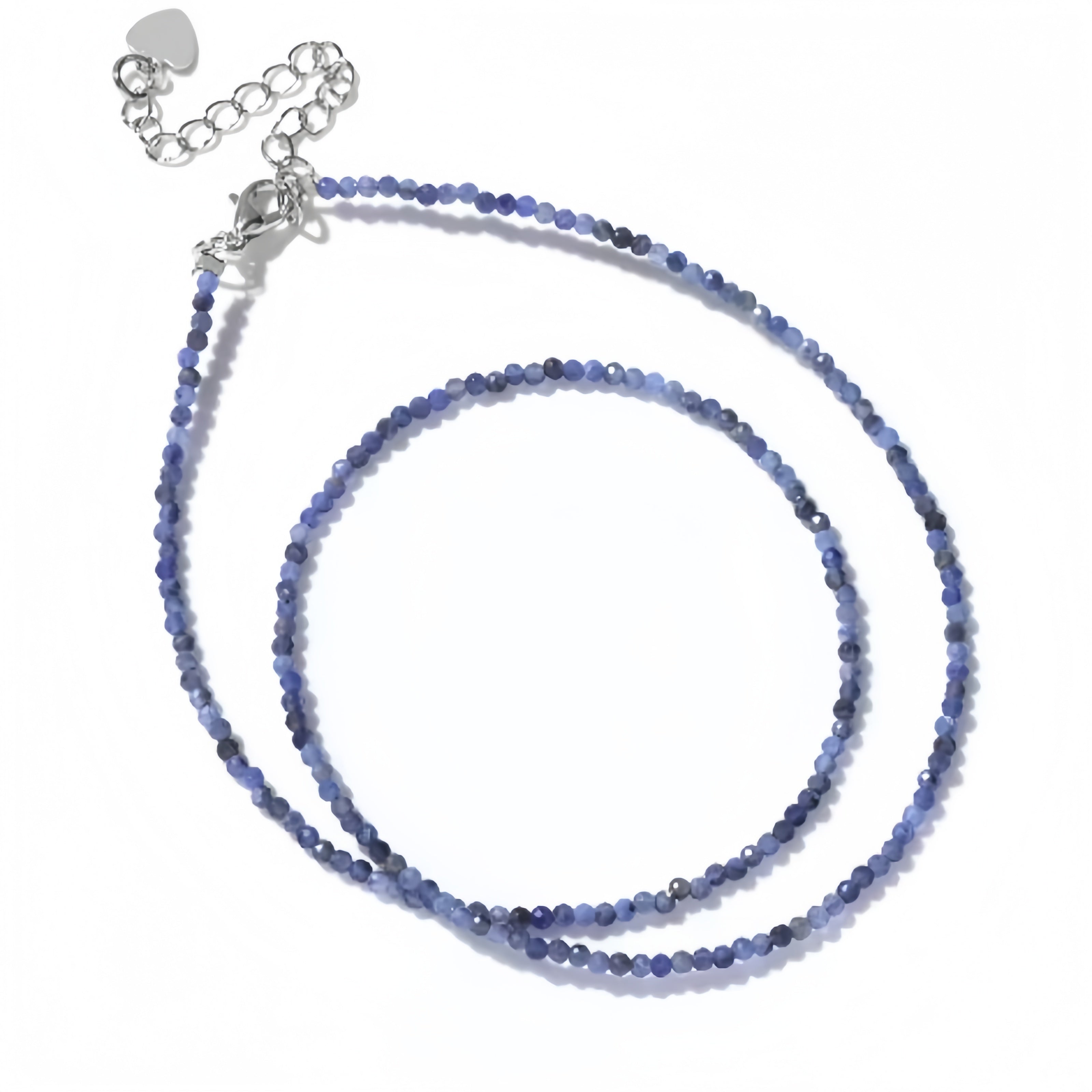 2mm Shining Beads Stone Necklace Choker Jewelry