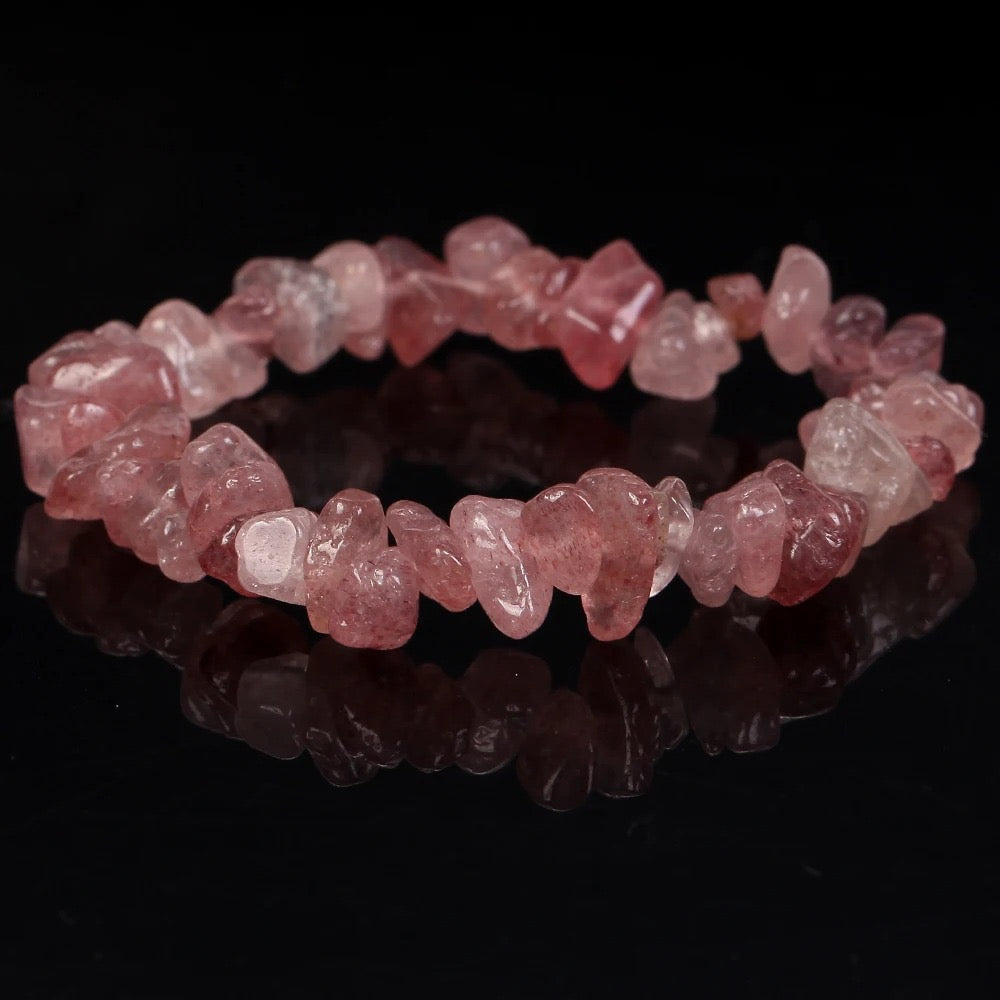 Chip Bead Stretch Bracelet 7.5inch