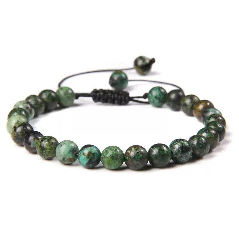 Beads Bracelet Adjustable Rope String Braided Bracelets 4mm 6mm 8mm