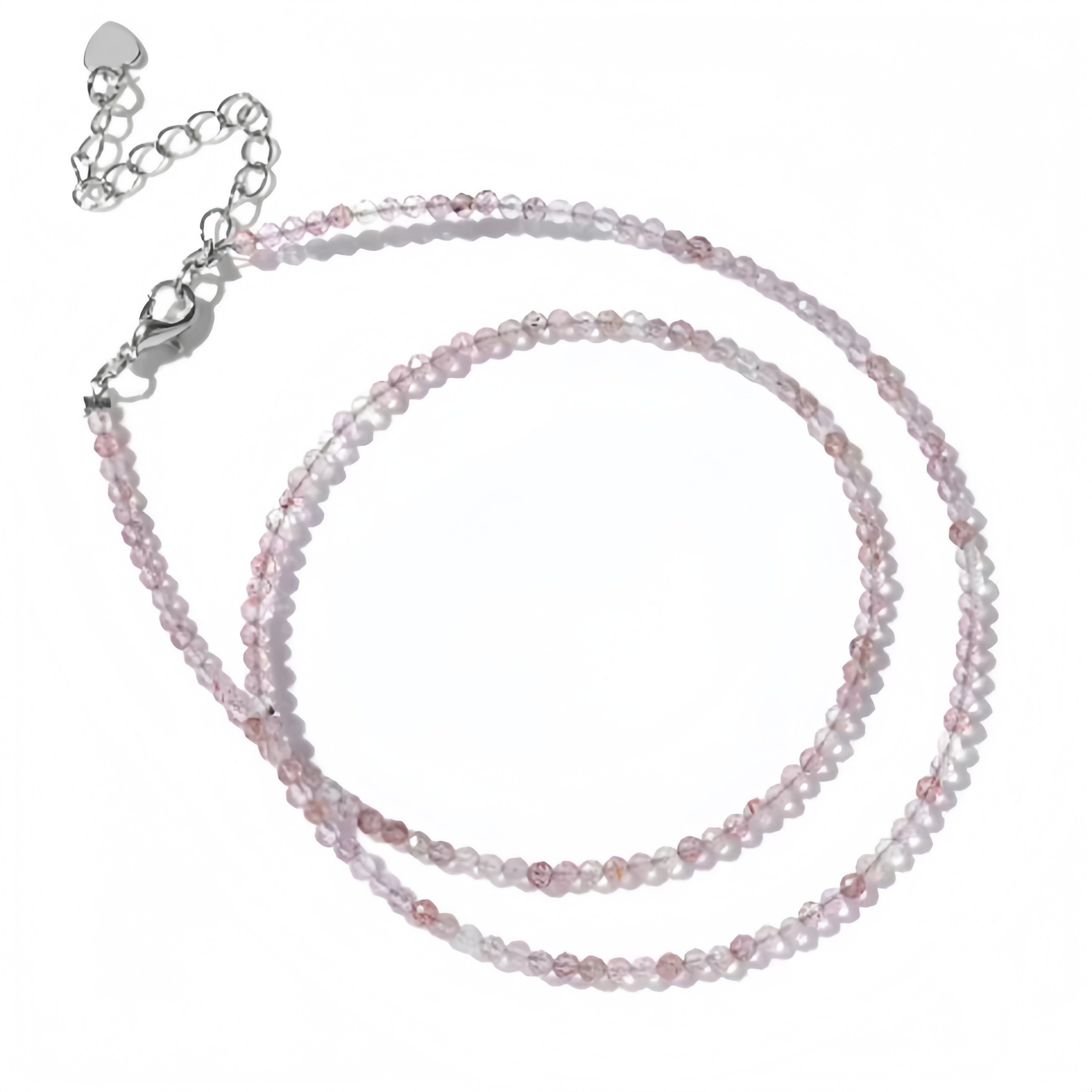 2mm Shining Beads Stone Necklace Choker Jewelry