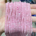 Heshi Shape Rose Quartz Beads