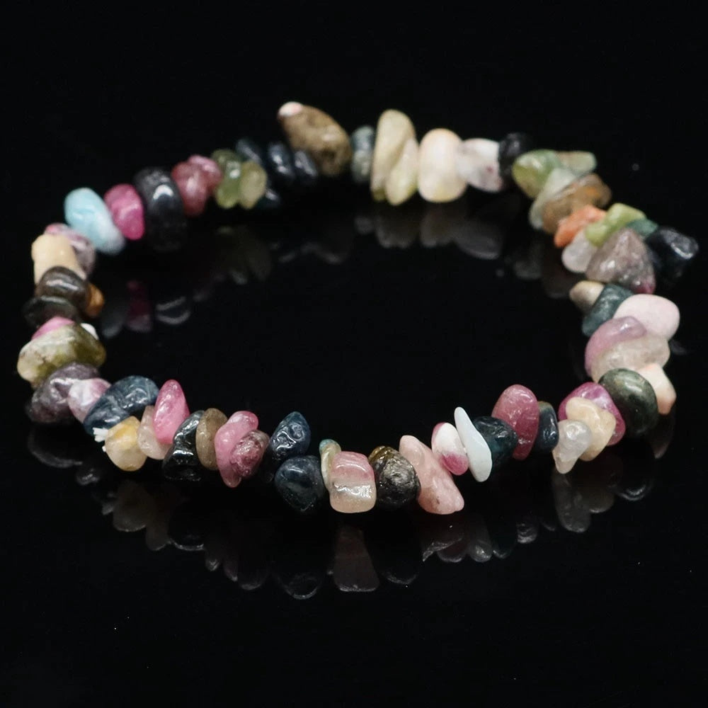 Chip Bead Stretch Bracelet 7.5inch
