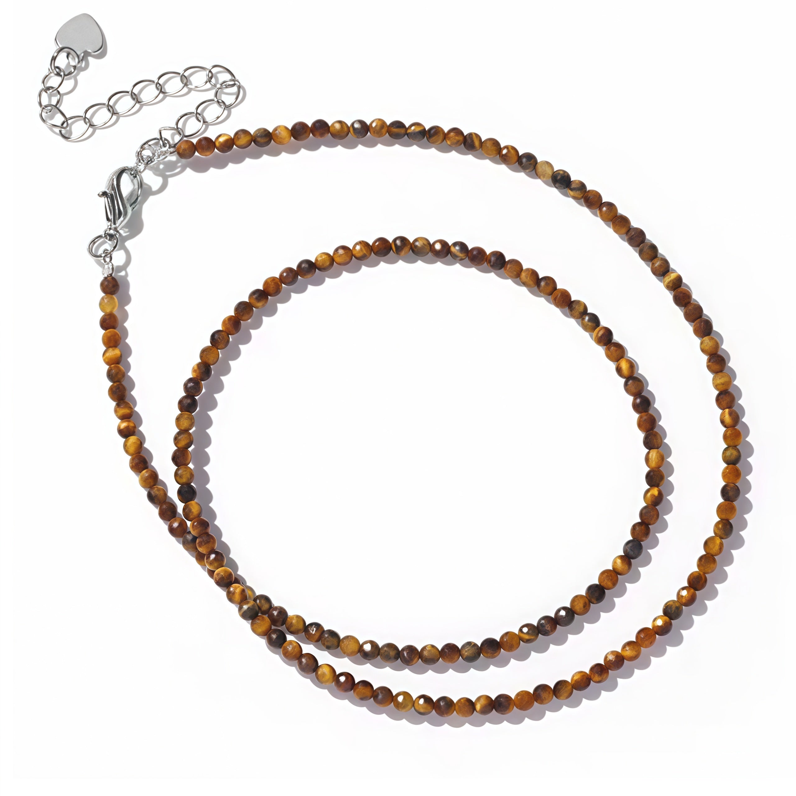 2mm Shining Beads Stone Necklace Choker Jewelry