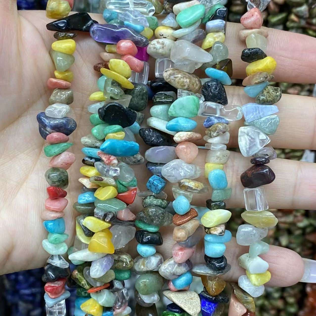 Freeform Chip Beads 3-8mm Gemstone/Quartz/Jasper/Agate