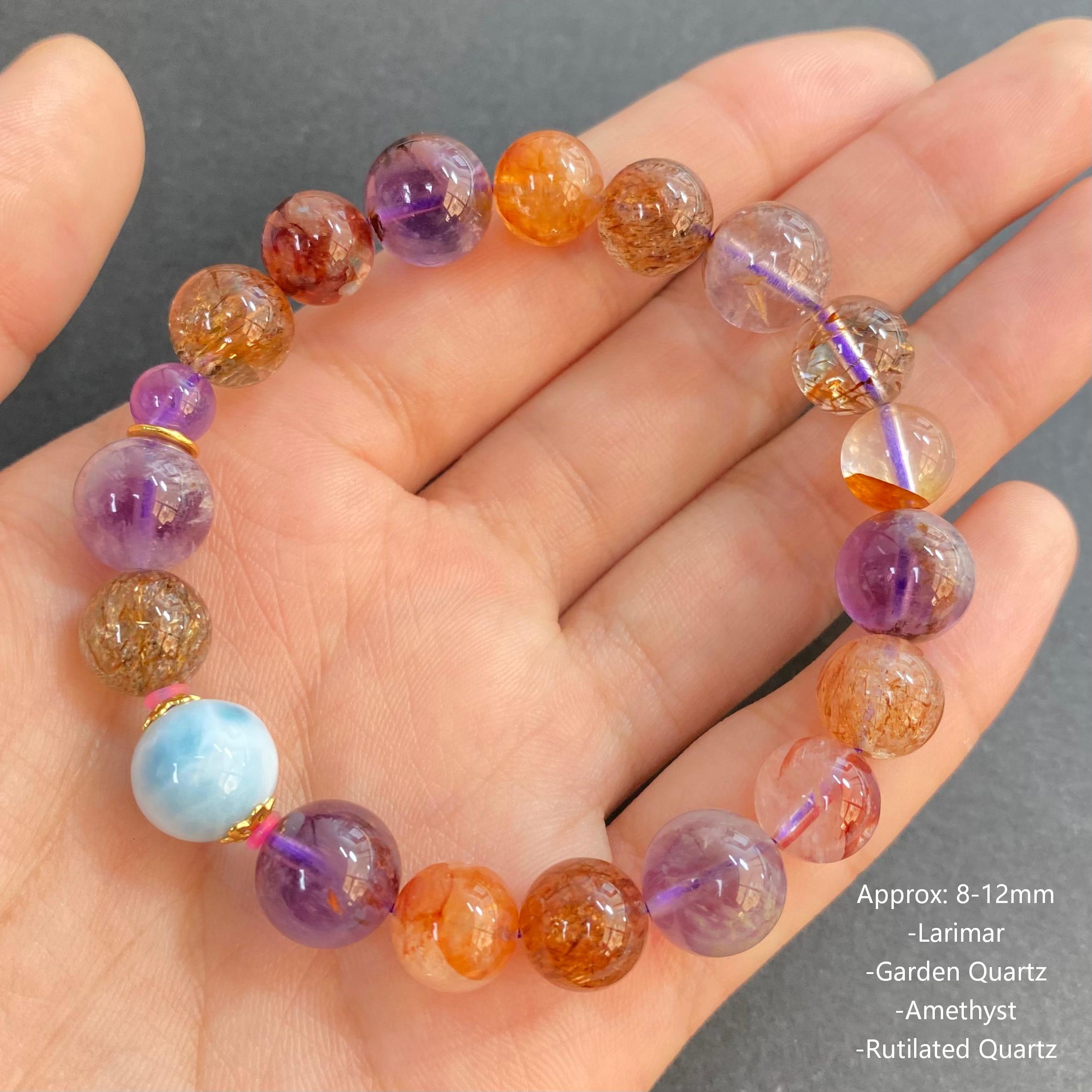 Natural Designer Healing Crystal Bracelet Mutiple Styles