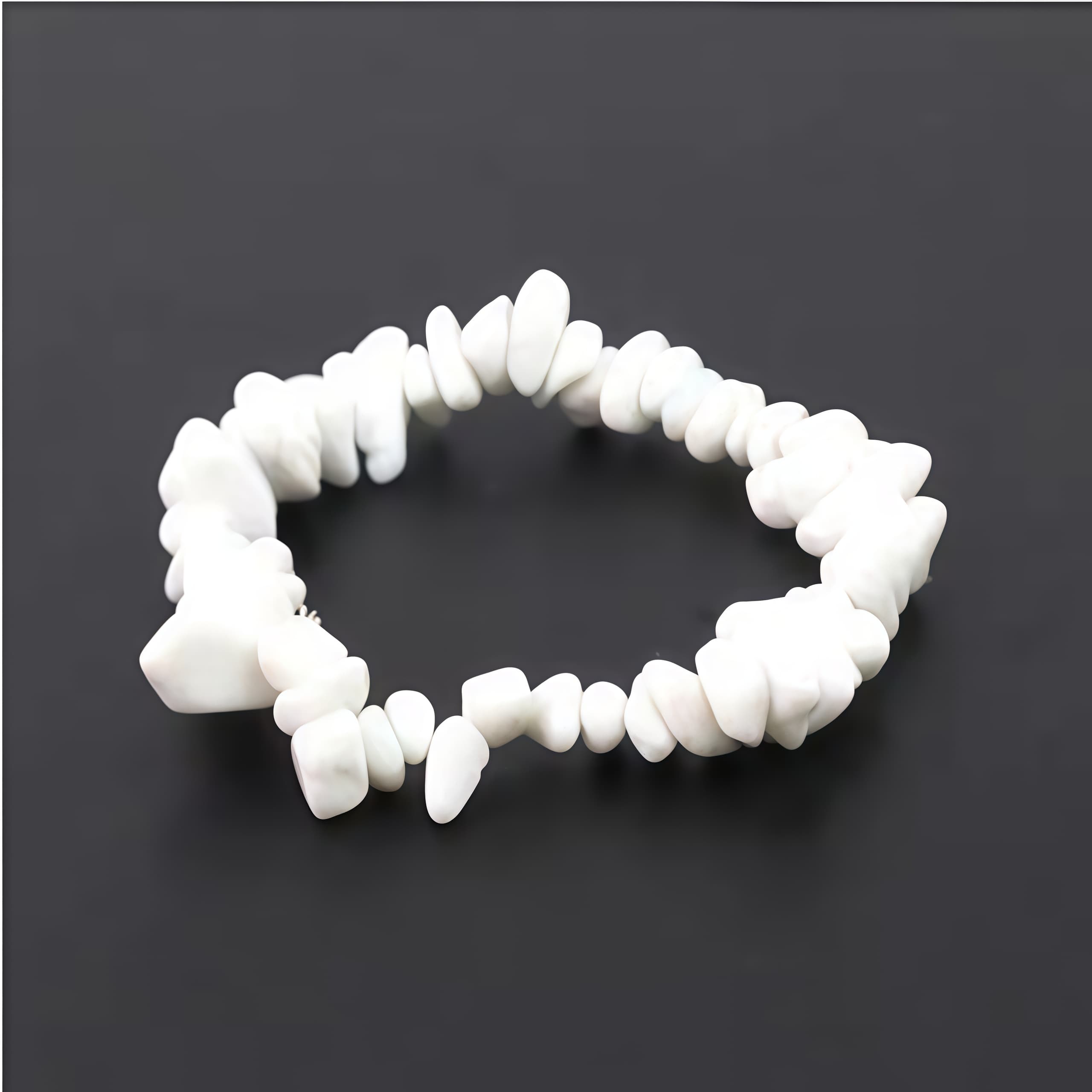 Chip Bead Stretch Bracelet 7.5inch