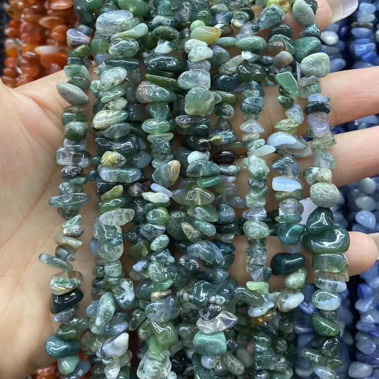 Freeform Chip Beads 3-8mm Gemstone/Quartz/Jasper/Agate