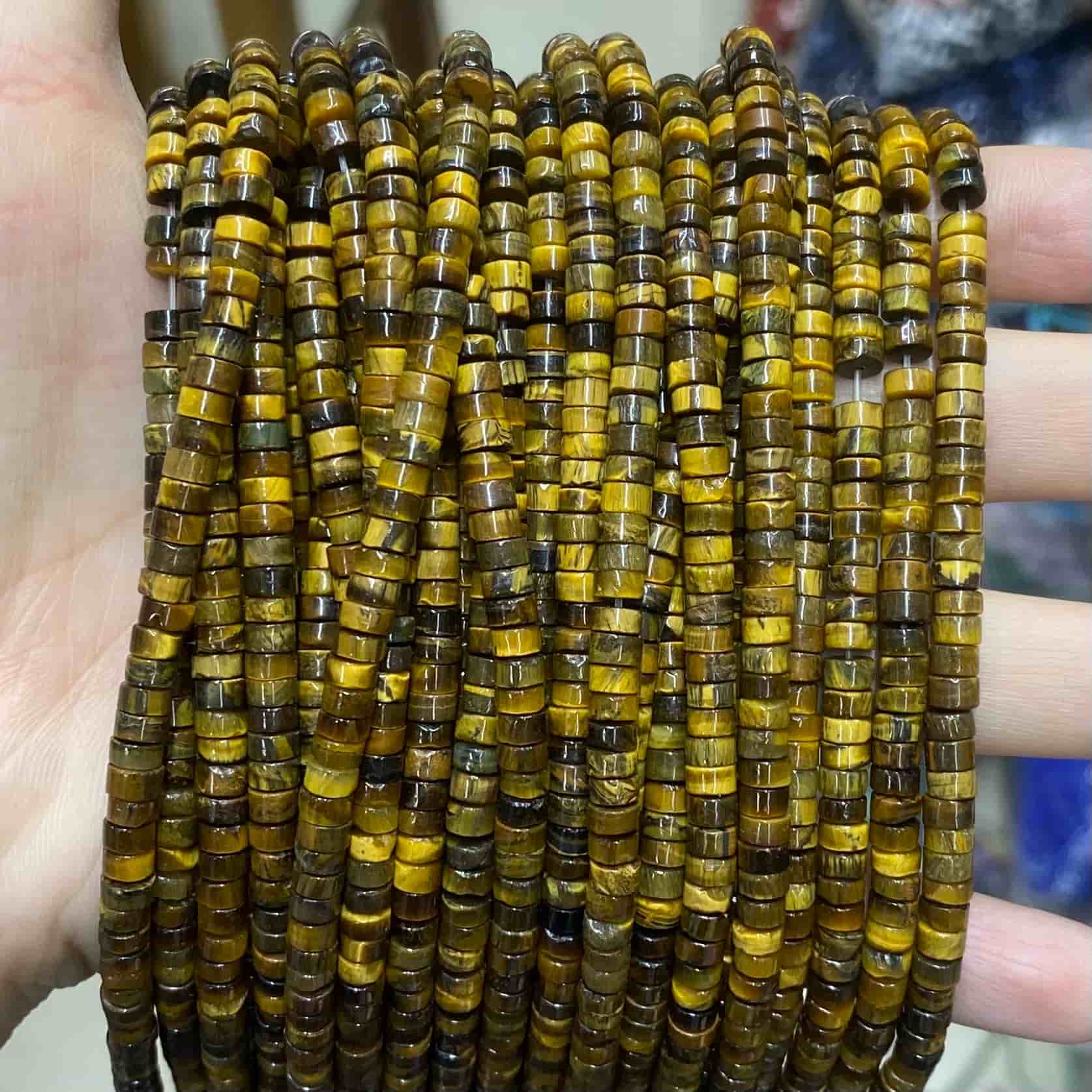 Heishi Rondelle Beads 2x4mm Quartz/Jasper/Agate/Crystal