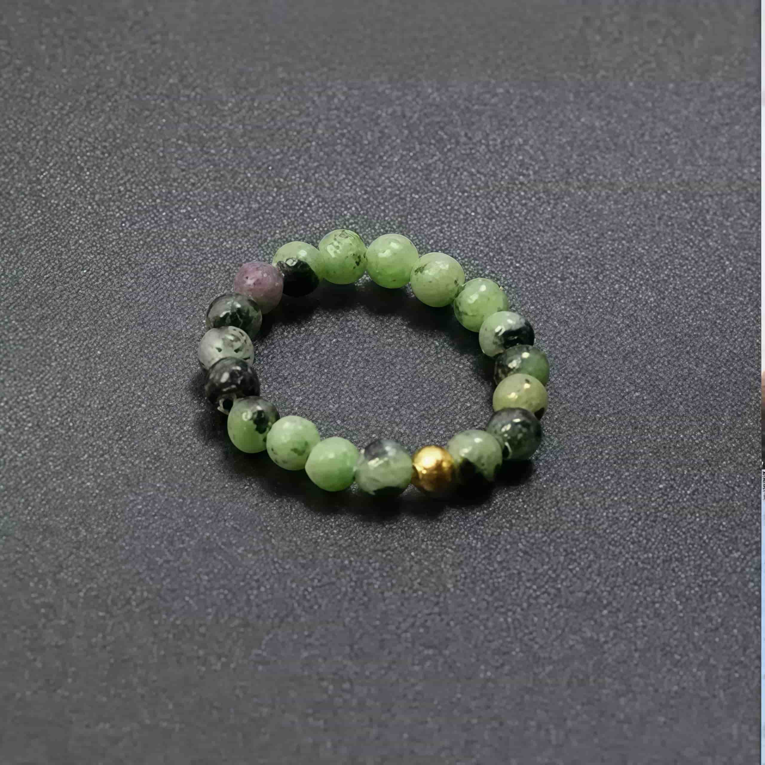 3mm Multi Round Bead Ring Elastic Rings Stackable