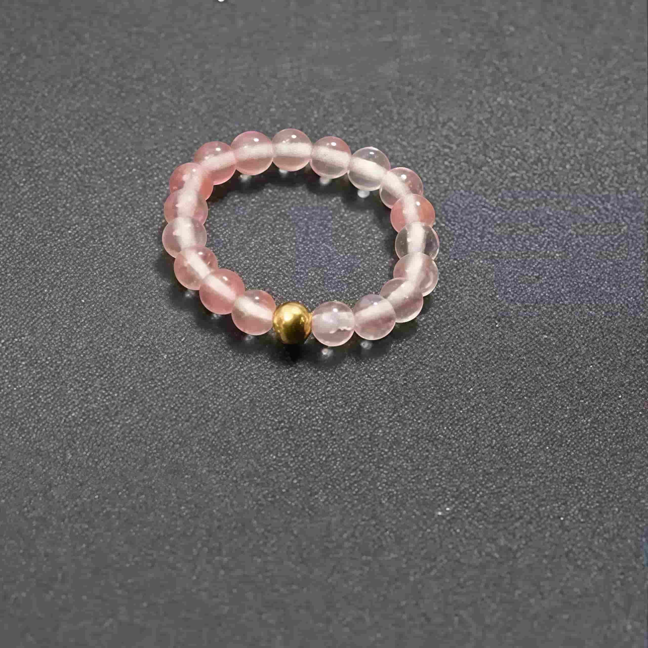3mm Multi Round Bead Ring Elastic Rings Stackable