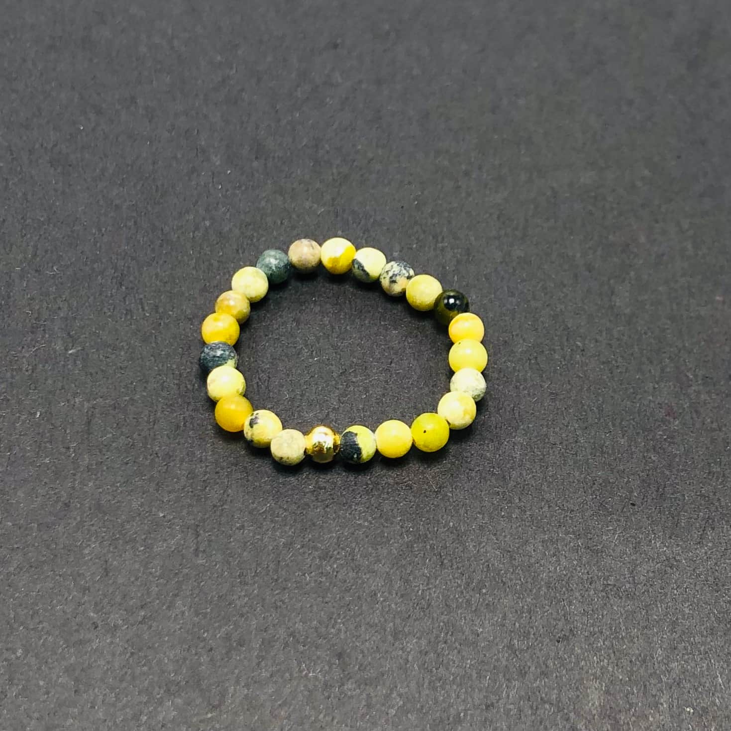 3mm Multi Round Bead Ring Elastic Rings Stackable