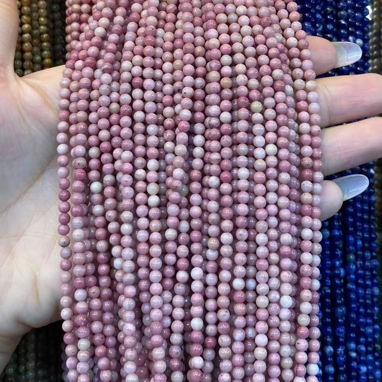 Tiny Round Smooth Beads Gemstone/Quartz/Jasper/Agate 2mm 3mm 4mm