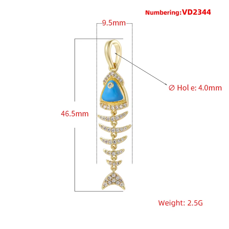 Attracting Wealth-Related Accessories Charm Pendant Beads 1PCS