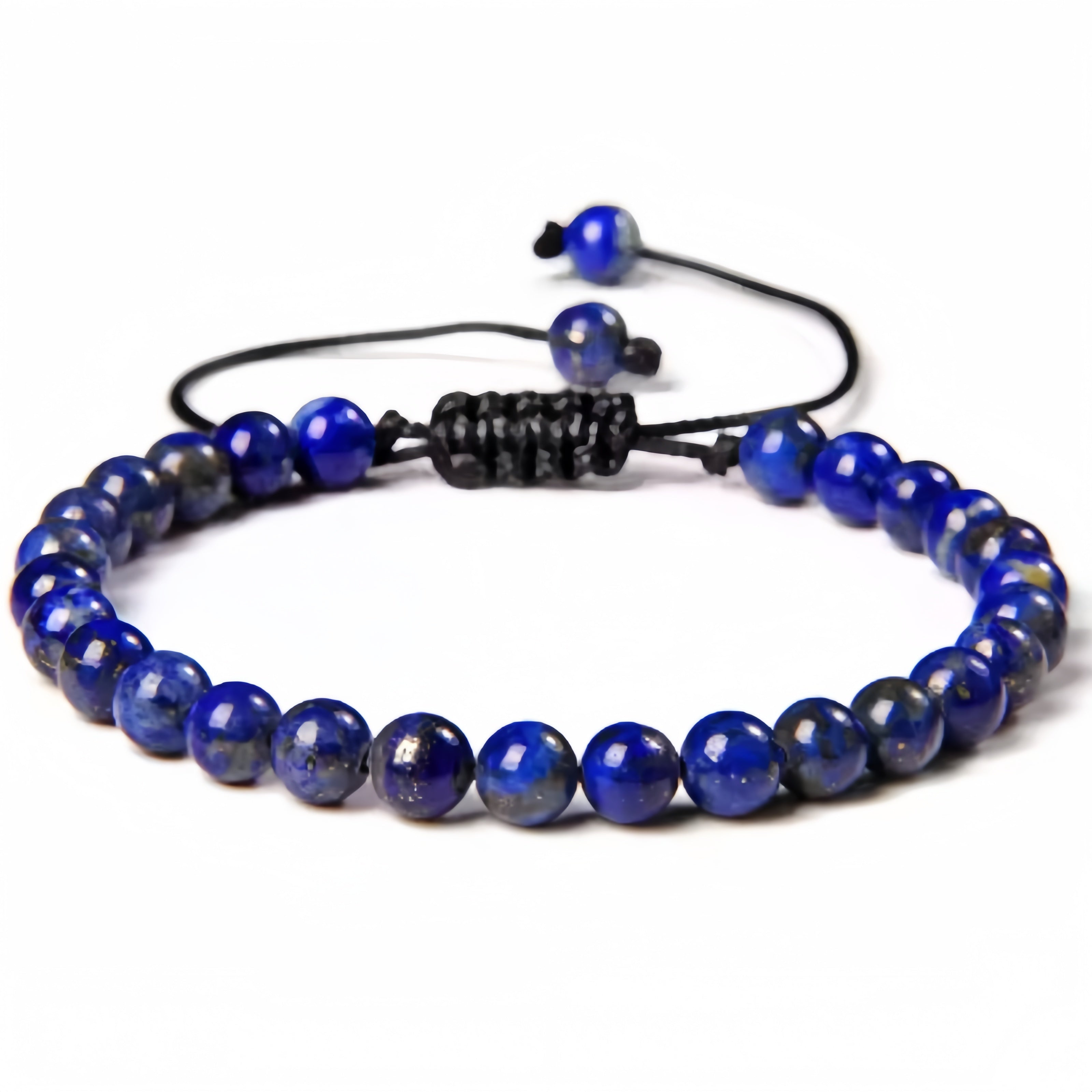 Beads Bracelet Adjustable Rope String Braided Bracelets 4mm 6mm 8mm