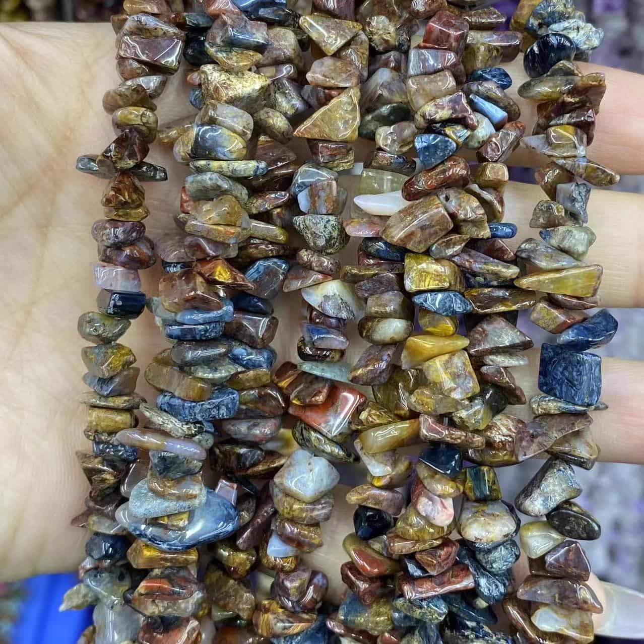 Freeform Chip Beads 3-8mm Gemstone/Quartz/Jasper/Agate