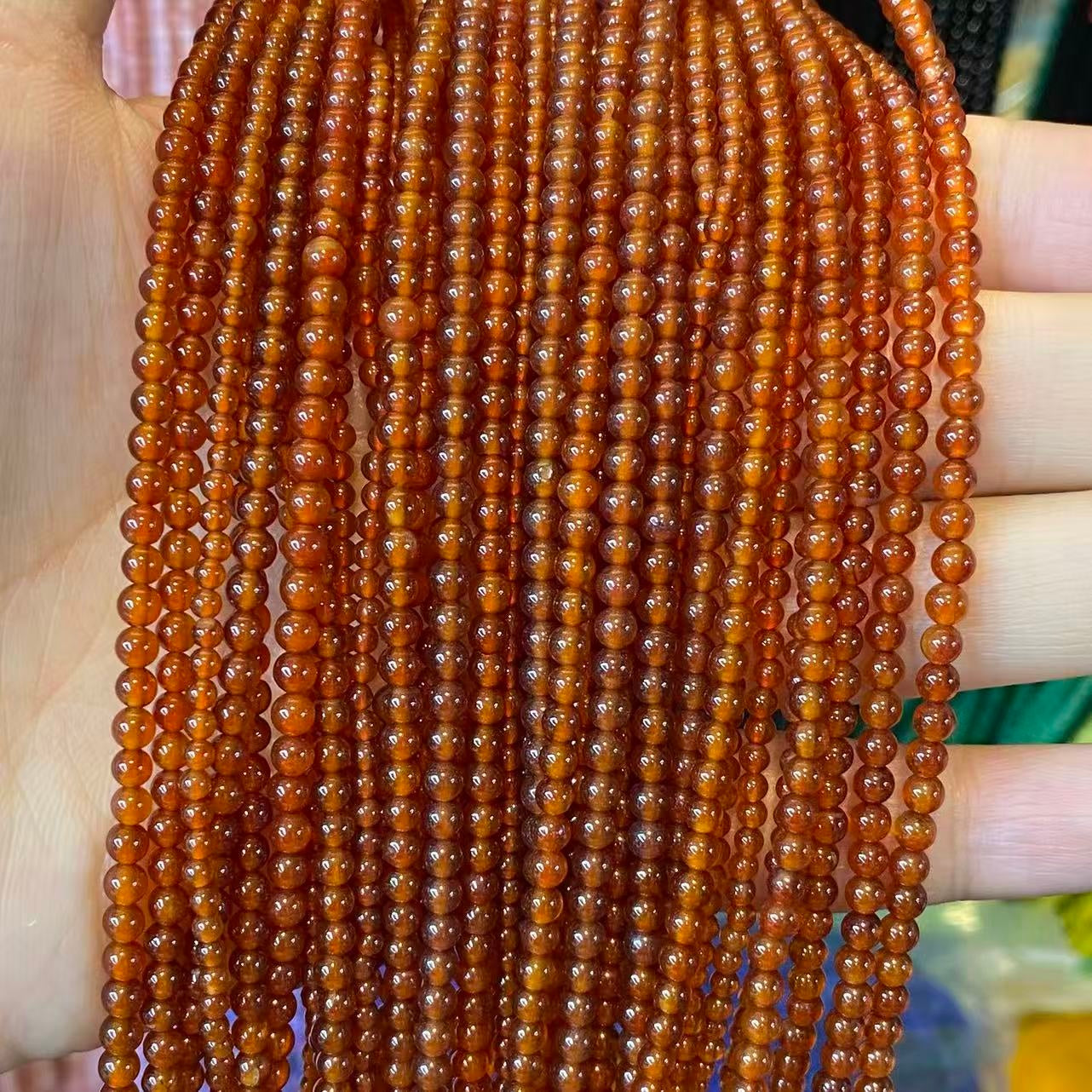 Tiny Round Smooth Beads Gemstone/Quartz/Jasper/Agate 2mm 3mm 4mm