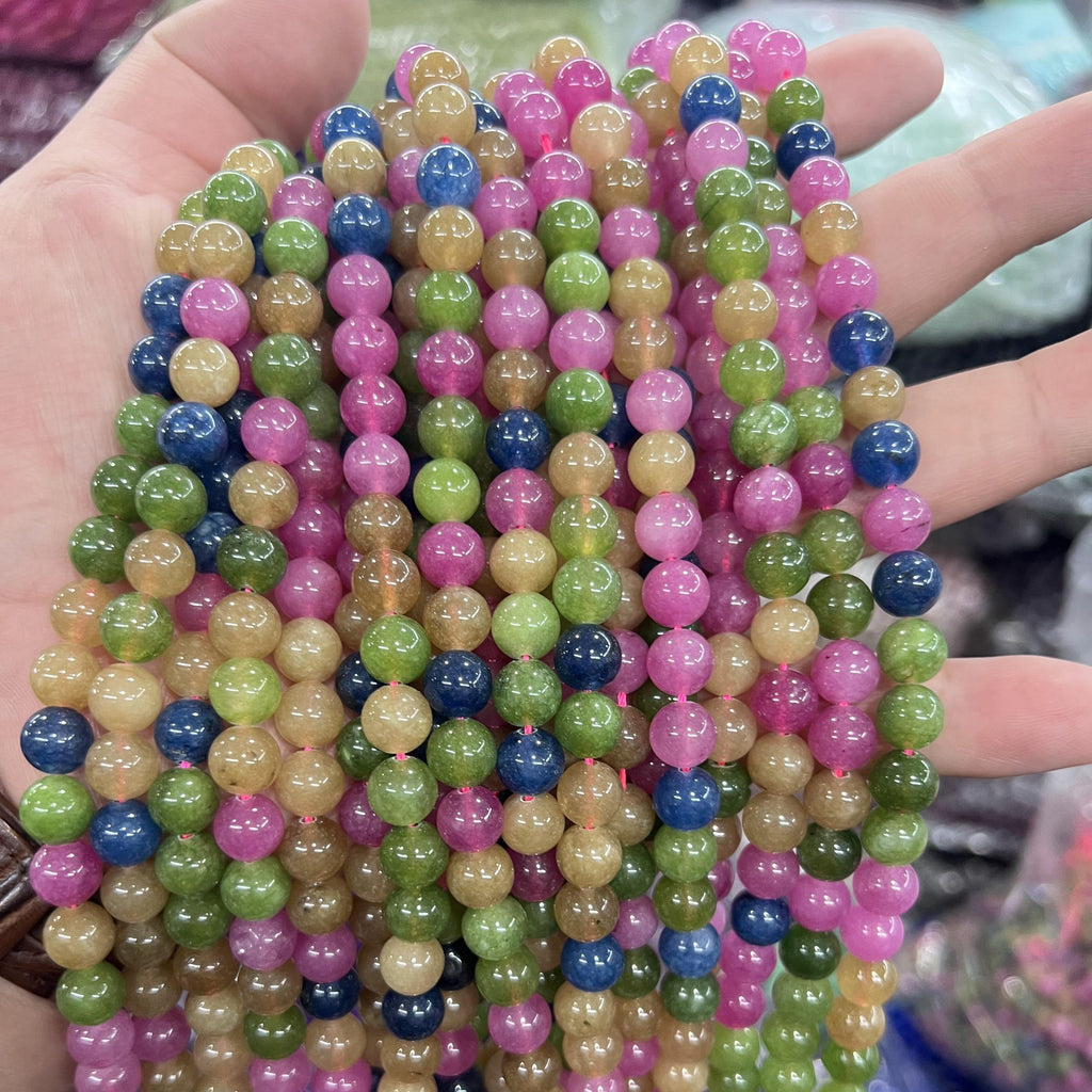 $2.5--8mm semi precious beads #1 Free Shipping