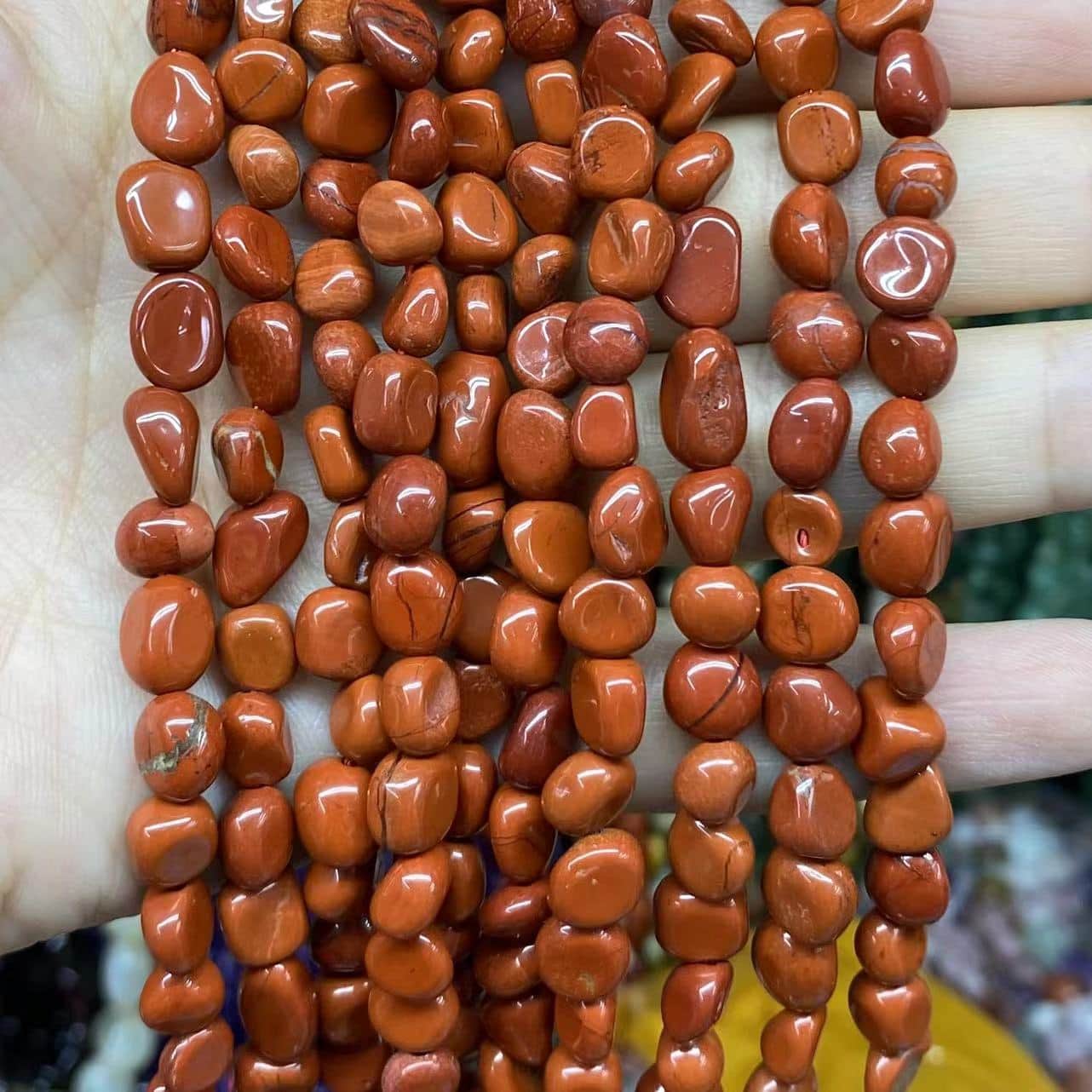 Nugget Smooth Beads 6-8mm Gemstone/Quartz/Jasper/Agate