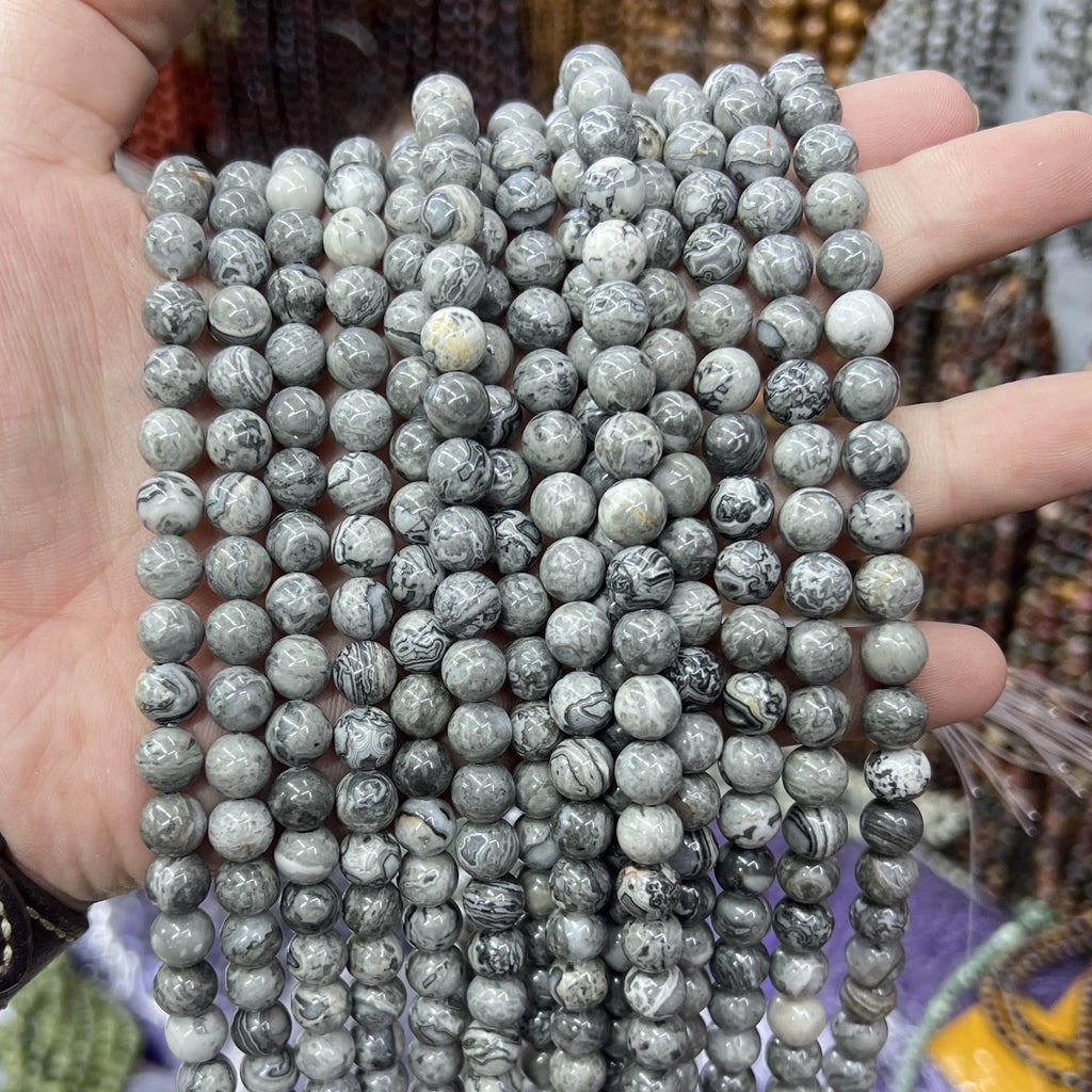 $2.5--8mm #2 Semi- Precious beads Free Shipping