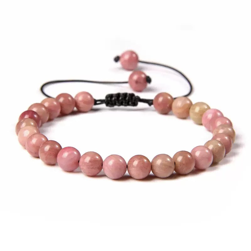 Beads Bracelet Adjustable Rope String Braided Bracelets 4mm 6mm 8mm