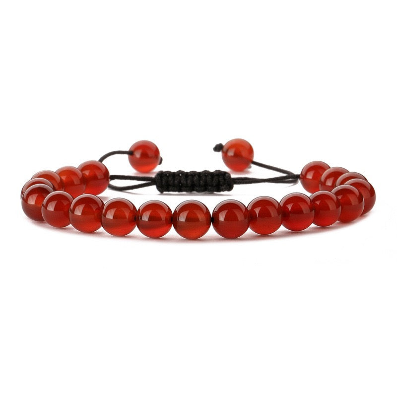 Beads Bracelet Adjustable Rope String Braided Bracelets 4mm 6mm 8mm