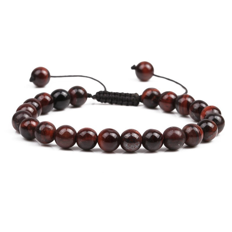 Beads Bracelet Adjustable Rope String Braided Bracelets 4mm 6mm 8mm