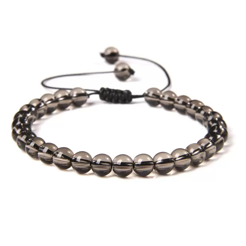 Beads Bracelet Adjustable Rope String Braided Bracelets 4mm 6mm 8mm