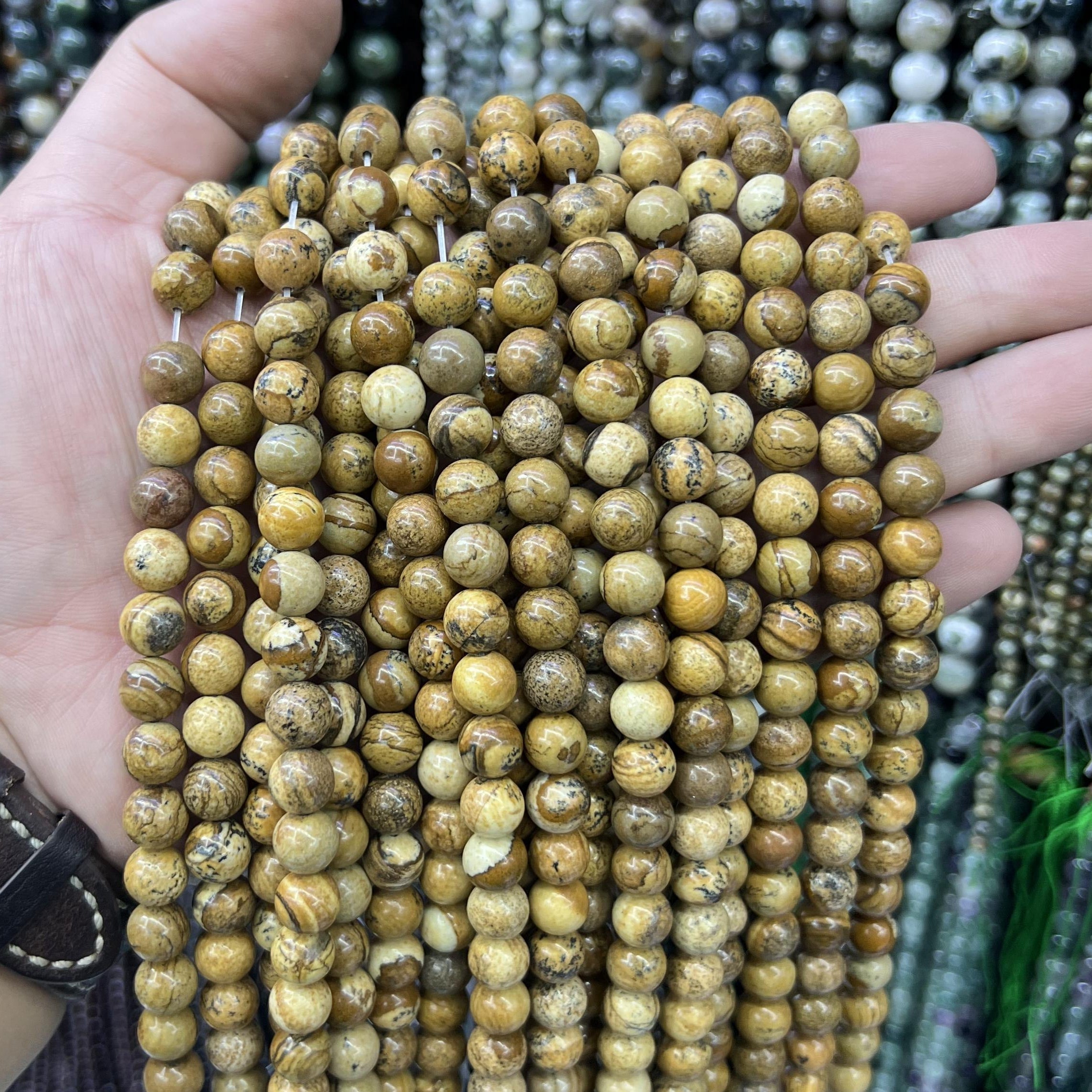 Round Beads 6mm 8mm 10mm  Free Shipping