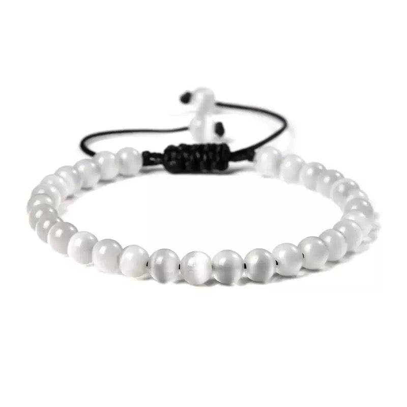 Beads Bracelet Adjustable Rope String Braided Bracelets 4mm 6mm 8mm