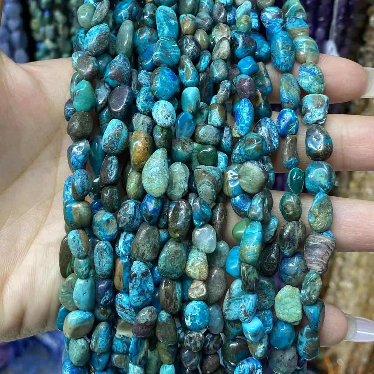 Nugget Smooth Beads 6-8mm Gemstone/Quartz/Jasper/Agate