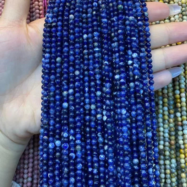 2mm 3mm 4mm Round Sodalite Beads