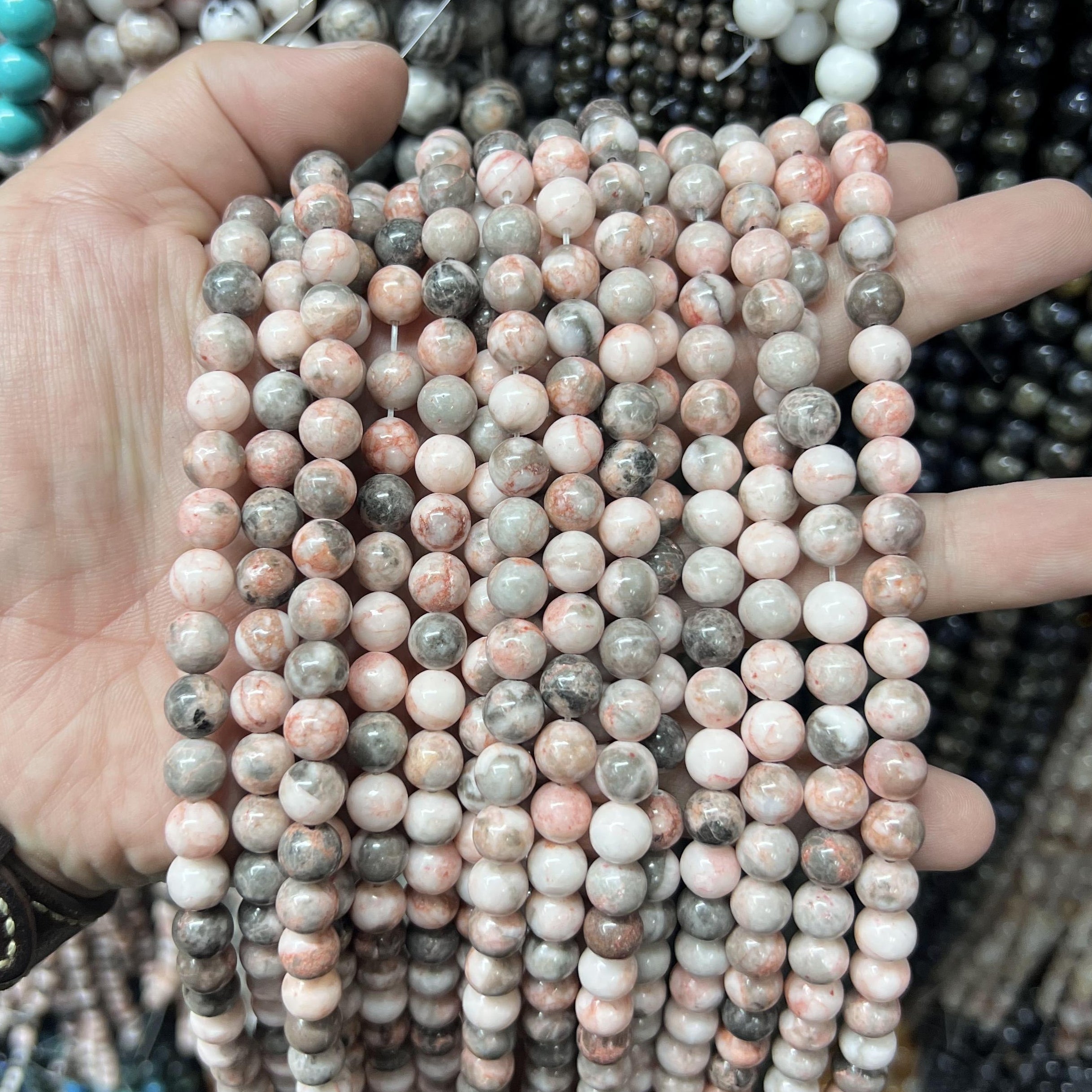Round Beads 6mm 8mm 10mm  Free Shipping