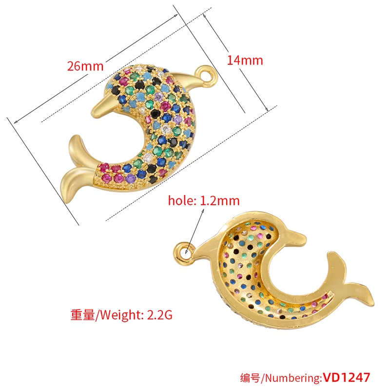 Attracting Wealth-Related Accessories Charm Pendant Beads 1PCS