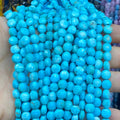 Coin Shape Turquoise Beads
