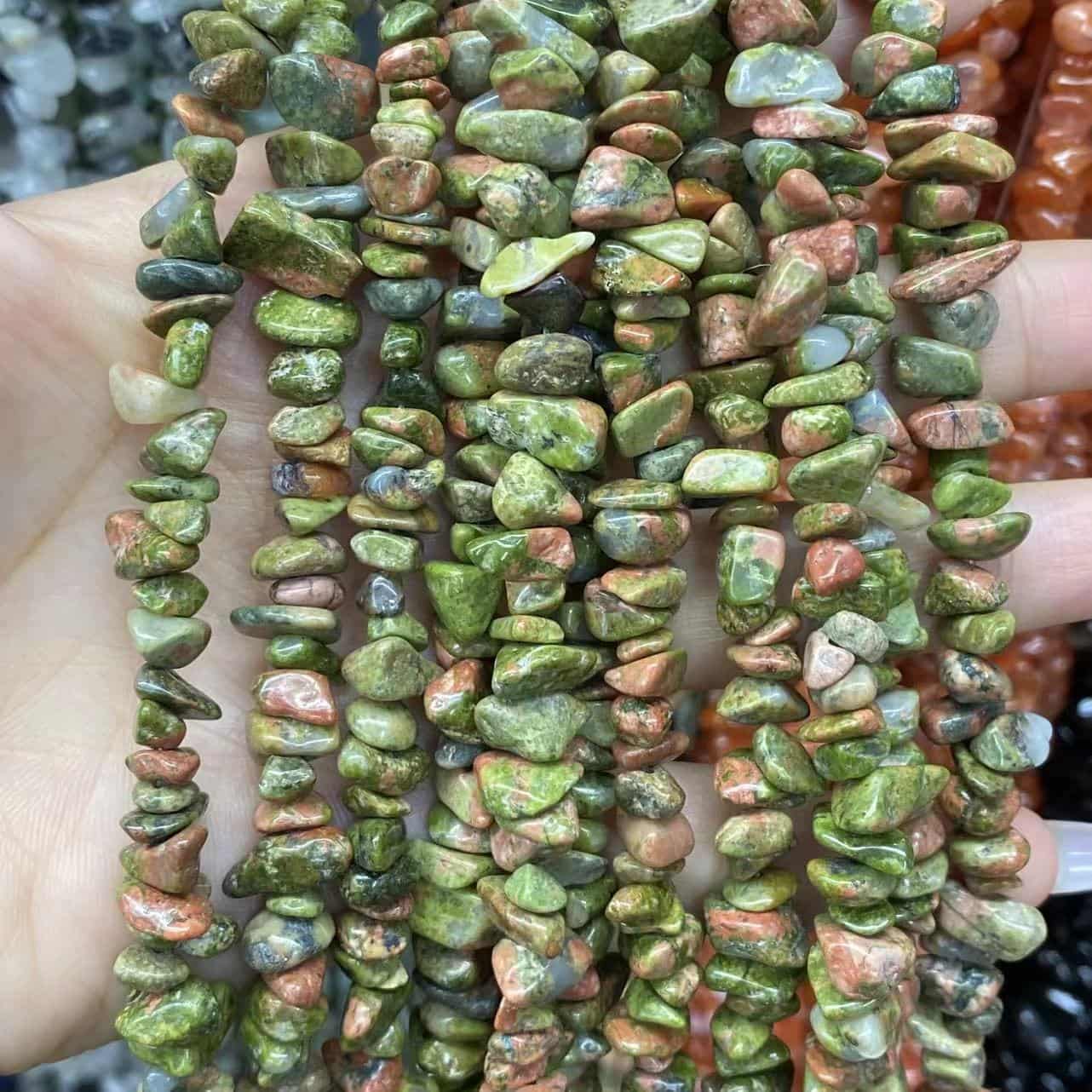 Freeform Chip Beads 3-8mm Gemstone/Quartz/Jasper/Agate