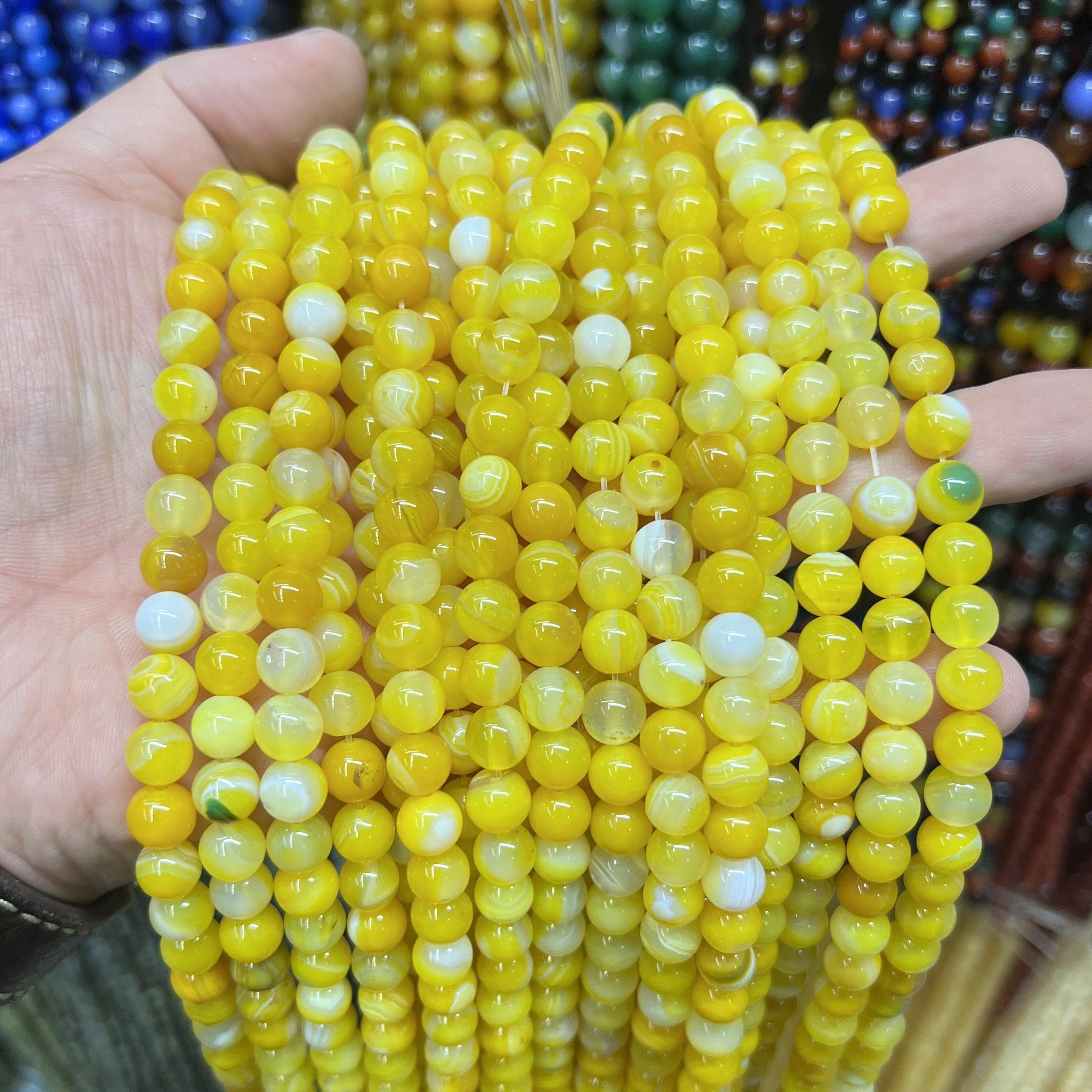Round Beads 6mm 8mm 10mm  Free Shipping