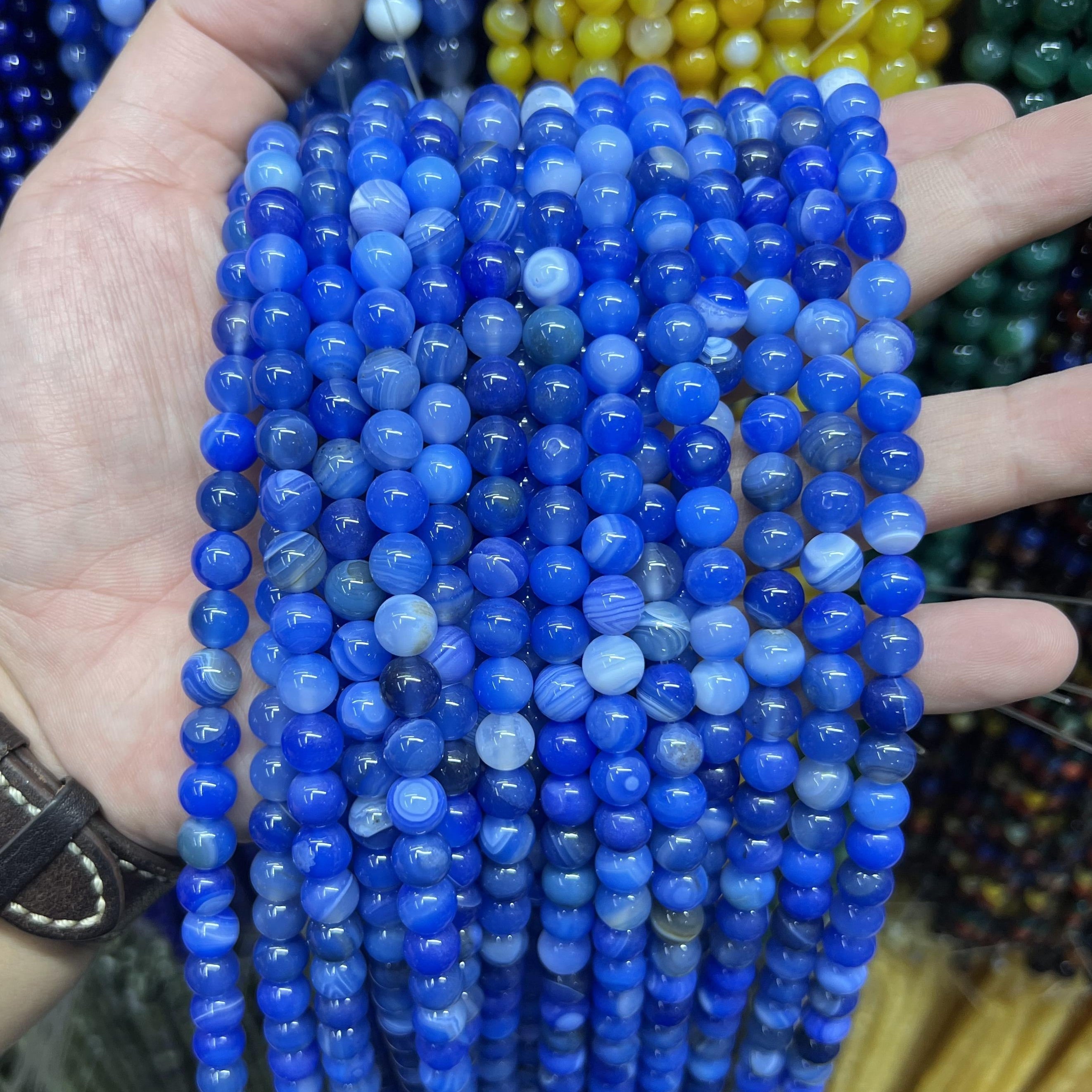 Round Beads 6mm 8mm 10mm  Free Shipping