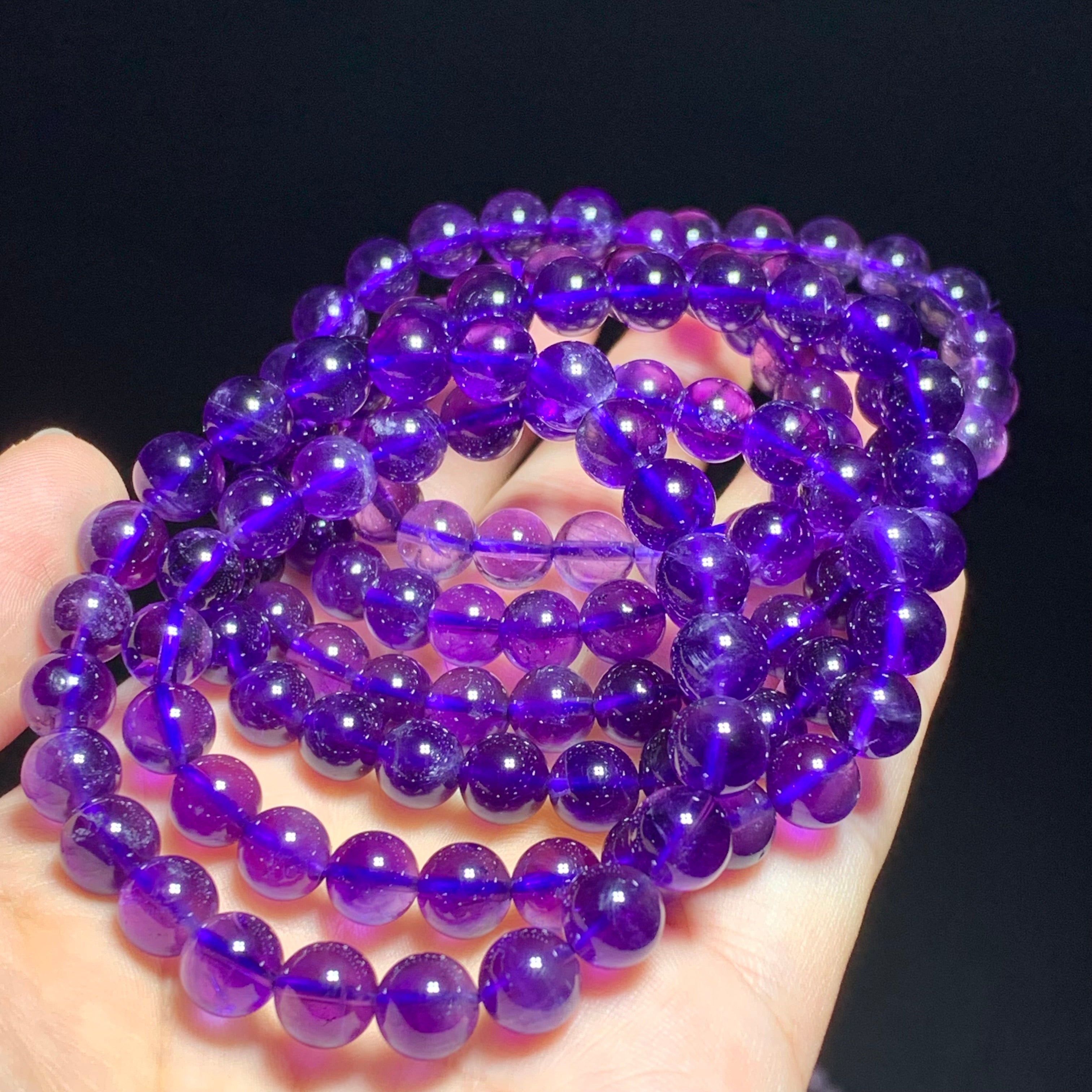Wholesale dark  amethyst bracelet